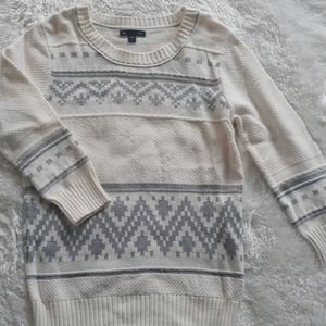 3/4 Sleeves Neutral Knit Sweater GAP